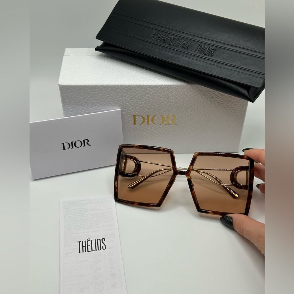 NEW Dior Sunglasses 30Montaigne SU 26L0 Blonde Havana Violet Women - Picture 10 of 10